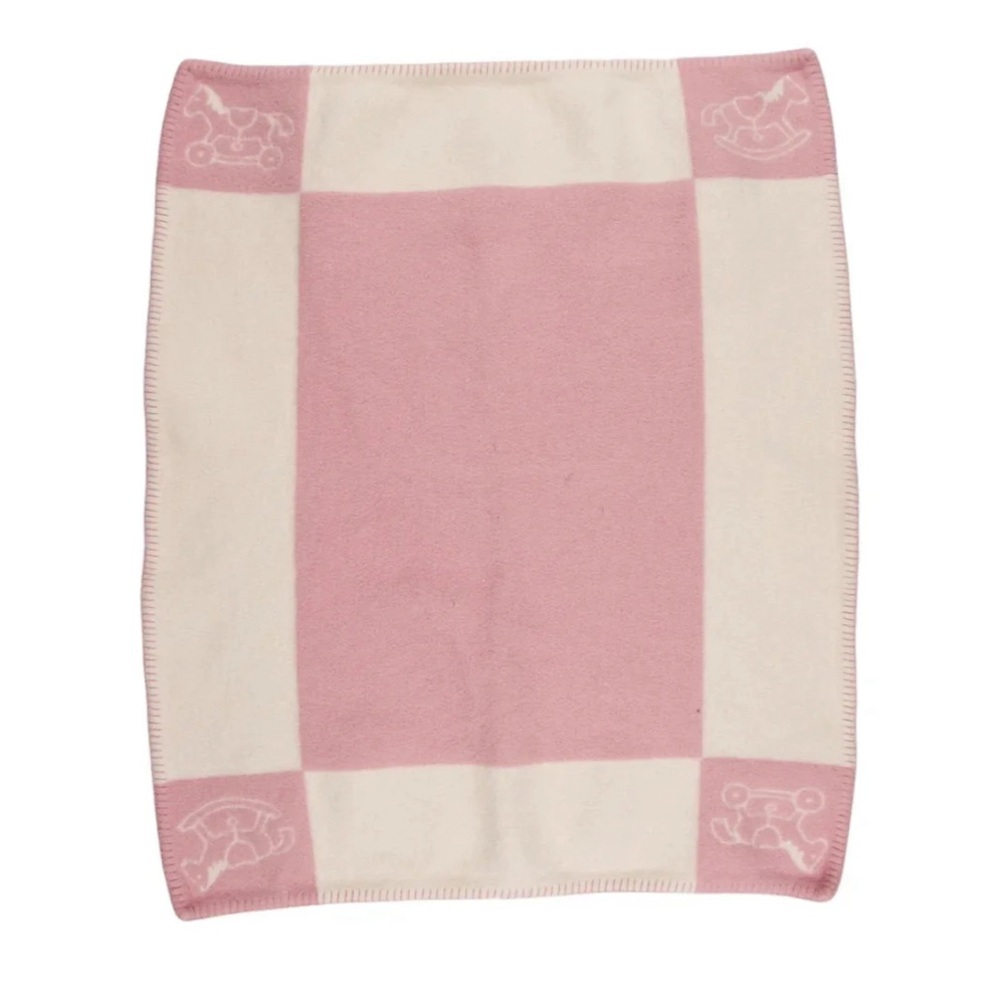 Authentic Hermes Avalon Baby Blanket